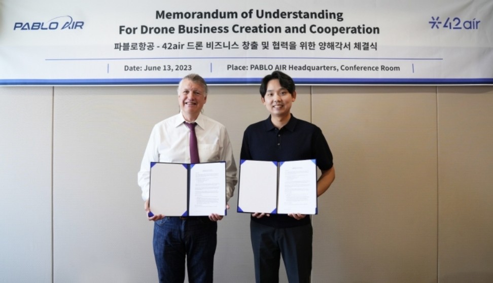 파블로항공, 美 드론 기업 ‘포티투에어’와 양해각서 체결 썸네일